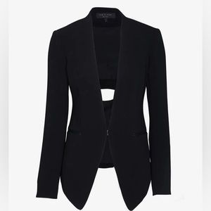 Rag & Bone Teresa Peekaboo Black Cutout Blazer
